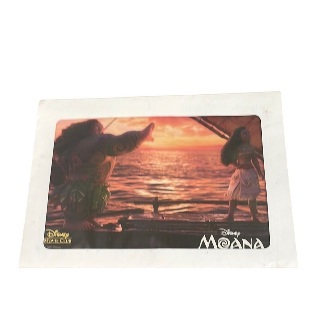 Disney Movie Club Moana Lithograph Collectible‎ Art Print 2016